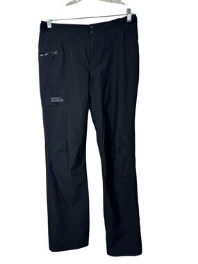 Eddie Bauer Womens WeatherEdge Black Waterproof Pants Medium Tall Outdoor Hiking